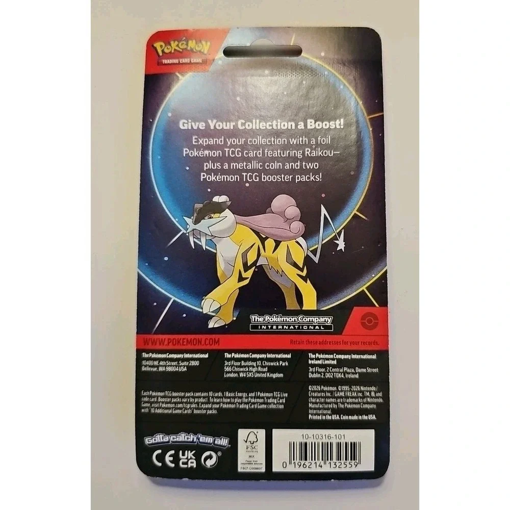 Pokémon Trading Cards Mega Evolution & Phantasmal Flames 2-Pack‎ Blister Raikou